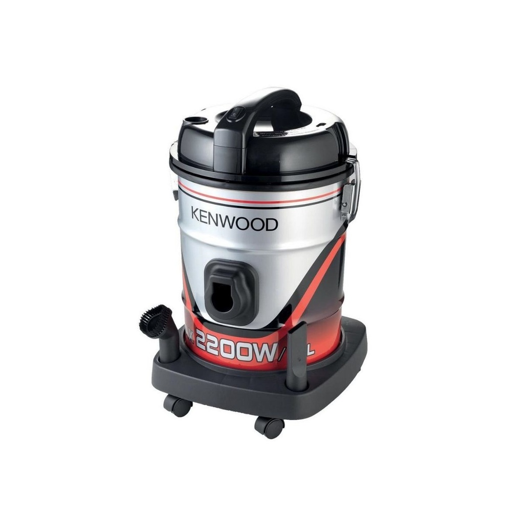 مكنسة كهربائية برميل كينوود، 25 لتر، 220 وات، اسود - OWVDM60.000BR 