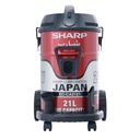 مكنسة برميلية شارب، 2100 وات، احمر - EC-CA2121-X 