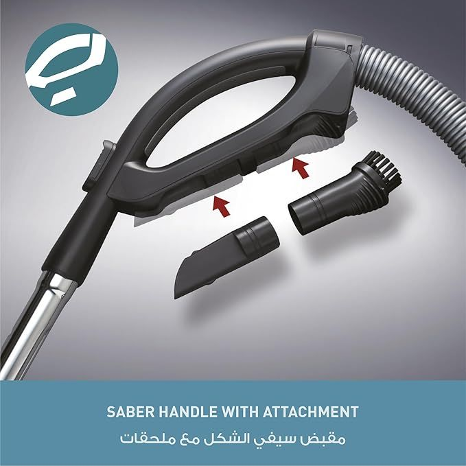 مكنسة كهربائية باناسونيك، 1900 وات، اسود وازرق - MC-CG711A349 