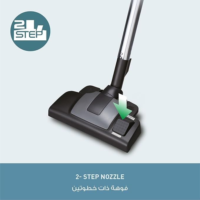 مكنسة كهربائية باناسونيك، 1900 وات، اسود واحمر - MC-CG711R349 