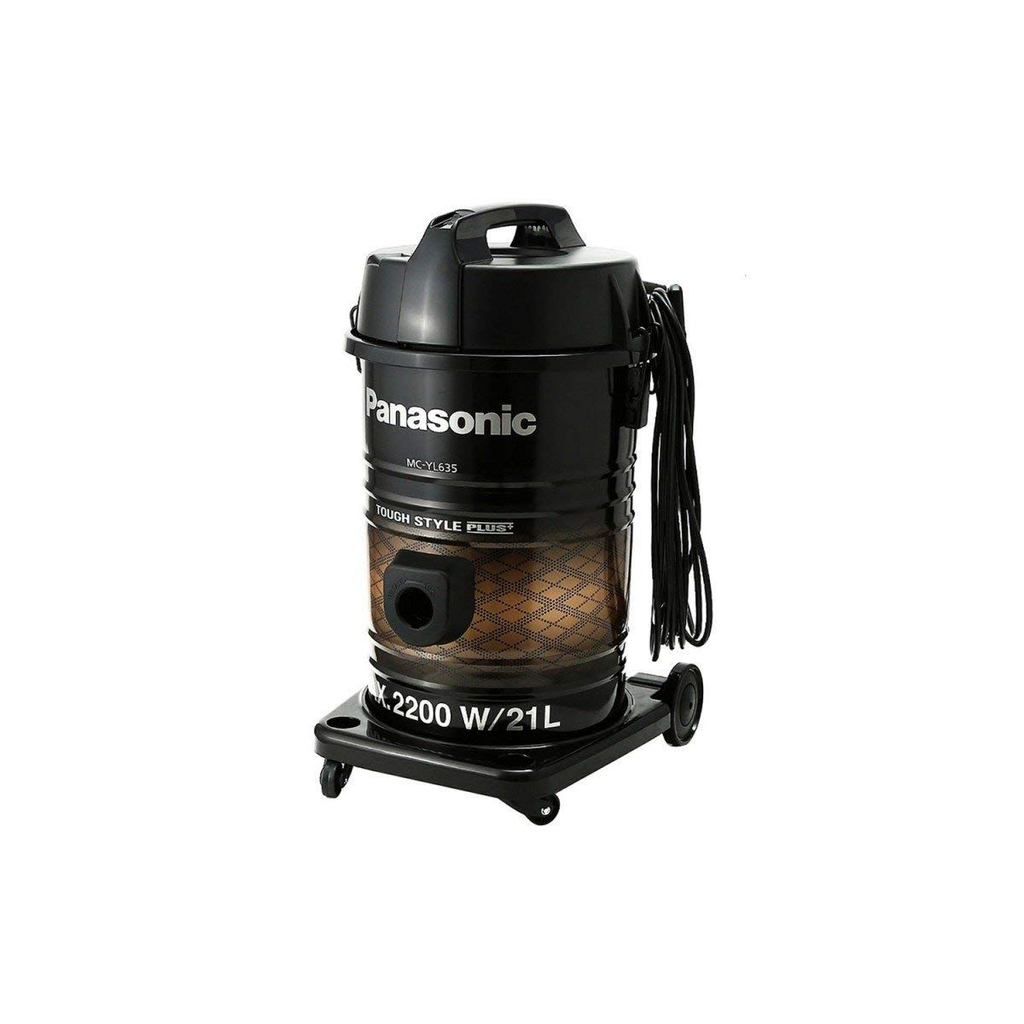 مكنسة برميل باناسونيك تاتش ستايل بلس، 2200 وات، اسود - MC-YL635 