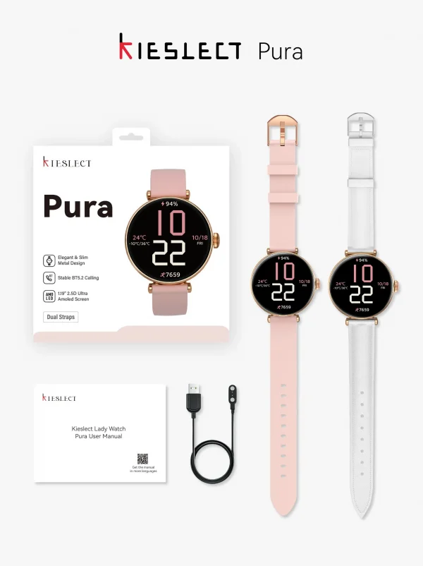  8A-195 KIESLECT PURA ساعة سمارت   