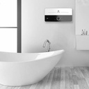 سخان مياه فوري اريستون اوراس سليم مالتي، 7.7 كيلو وات، اسود وابيض - AURESM7EU 