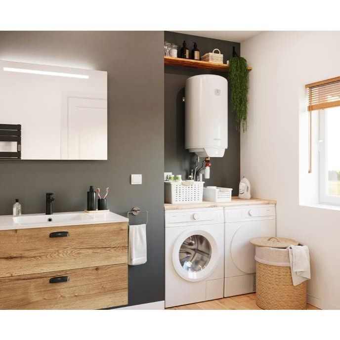 سخان مياه كهربائي اتلانتيك ايجو، 80 لتر، ابيض - 8511930 