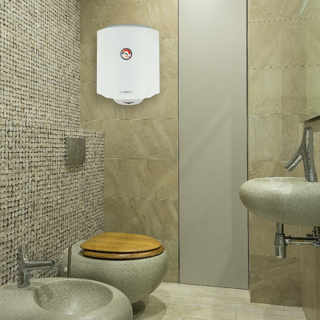 سخان مياه كهربائي فريش، 50 لتر، ابيض - 15405A 