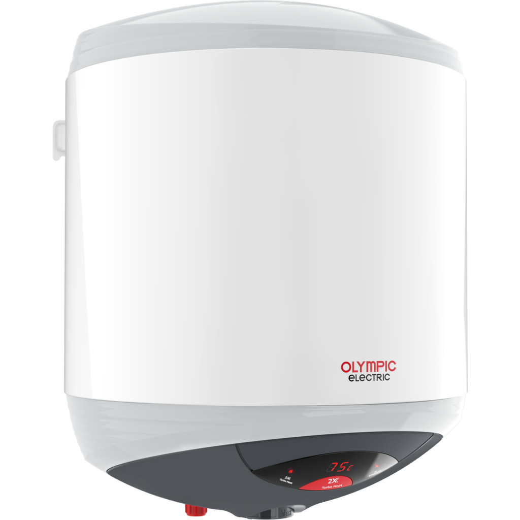 سخان مياه كهربائي ديجيتال اوليمبيك اليكتريك هيرو تيربو، 30 لتر، ابيض - 945105436 