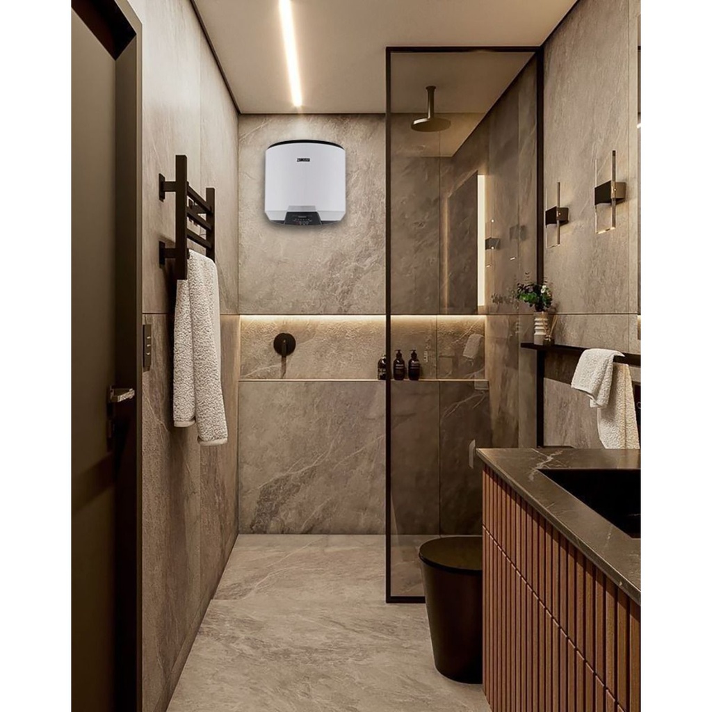 سخان كهرباء ديجيتال زانوسي تيرمو بلس 30، سعة 30 لتر - ابيض 