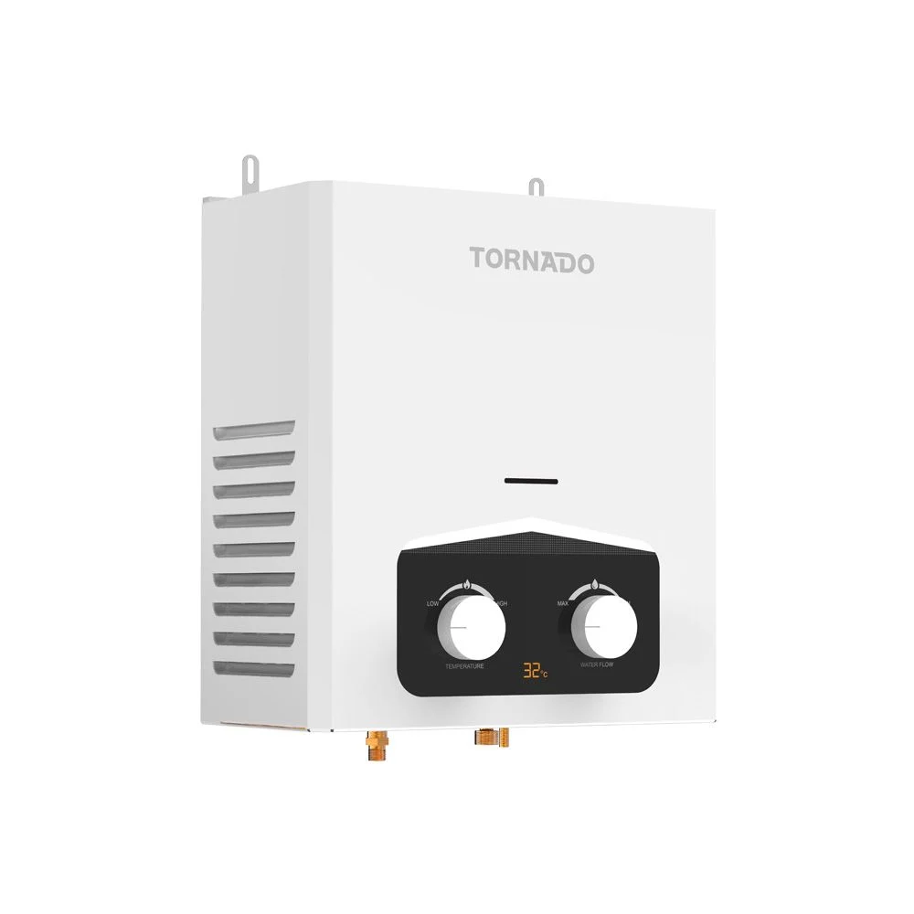 سخان مياه غاز تورنيدو، 10 لتر، ابيض - GH-MP10N-A 