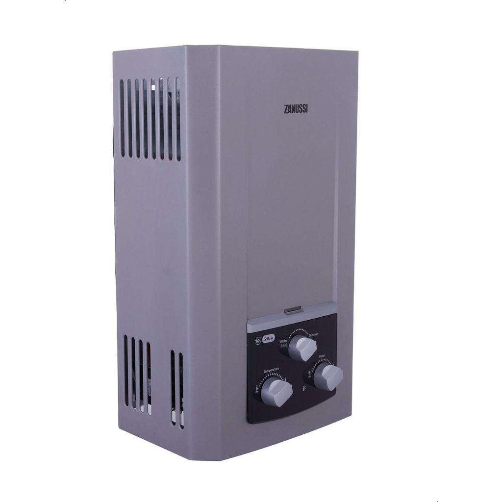 سخان غاز زانوسي، 10 لتر، فضي - ZYG10113SL 