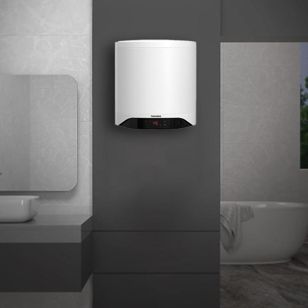 سخان ديجيتال غاز تورنيدو، 6 لتر، ابيض - C06CNEW 