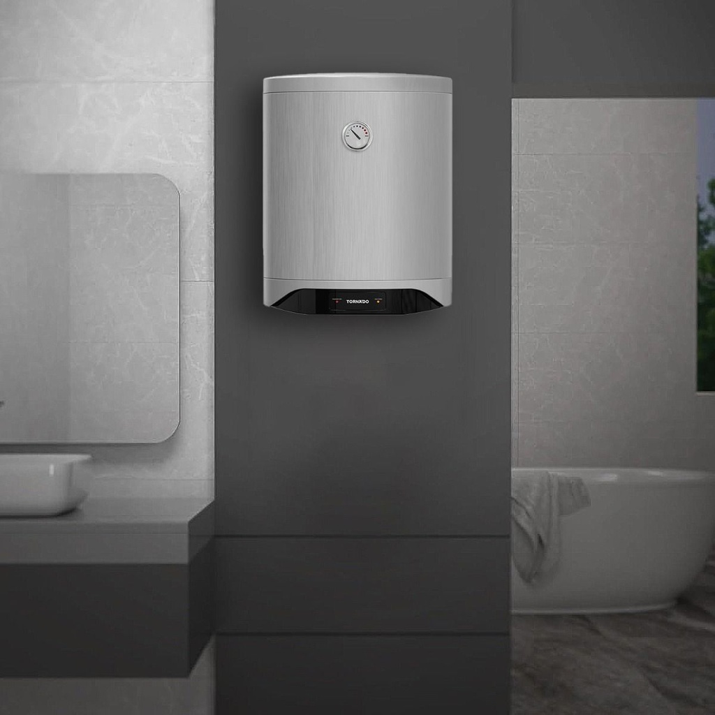 سخان ديجيتال غاز تورنيدو، 6 لتر، ابيض - C06CNEW 