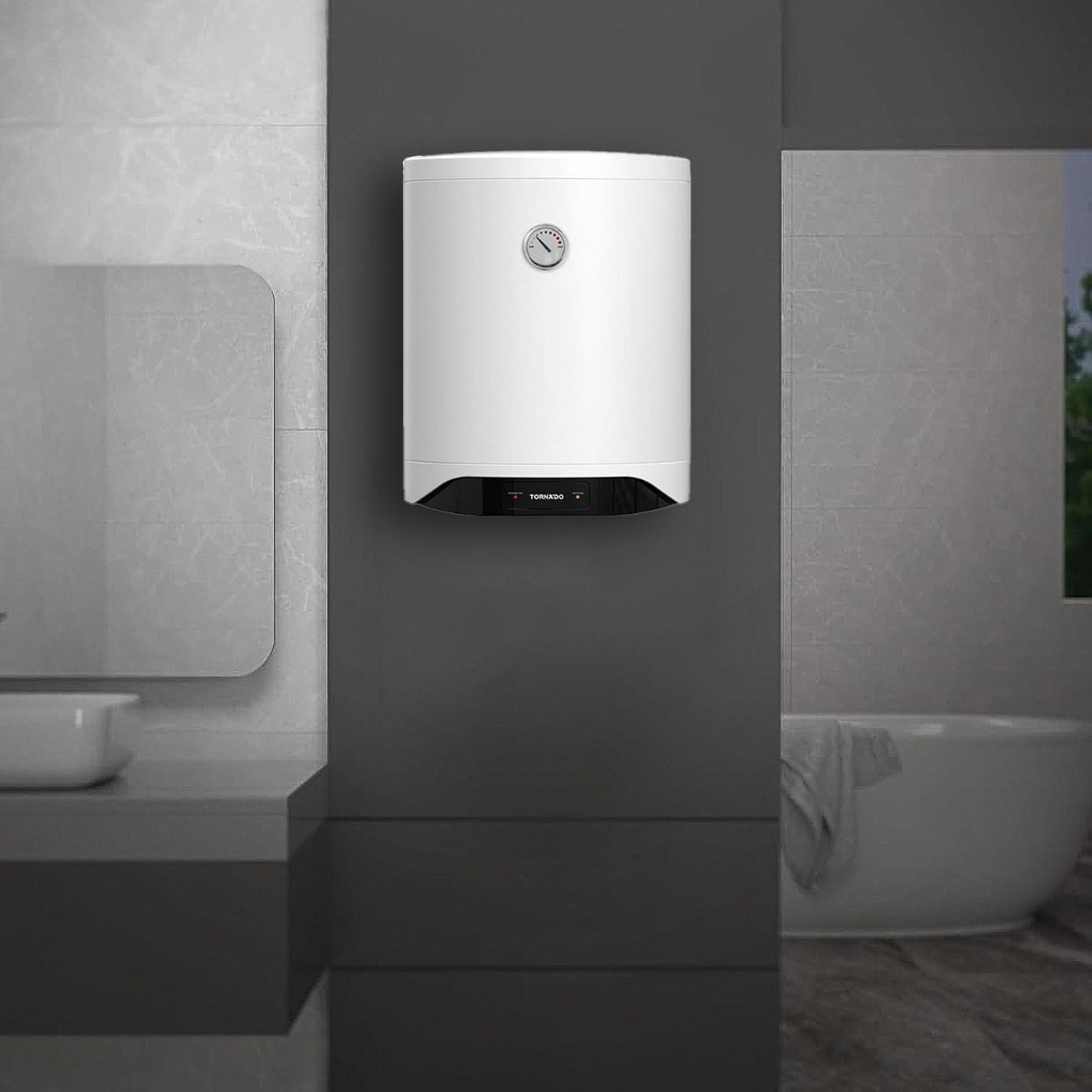 سخان ديجيتال غاز تورنيدو، 6 لتر، ابيض - C06CNEW 