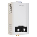 سخان ديجيتال غاز تورنيدو، 6 لتر، ابيض - C06CNEW 