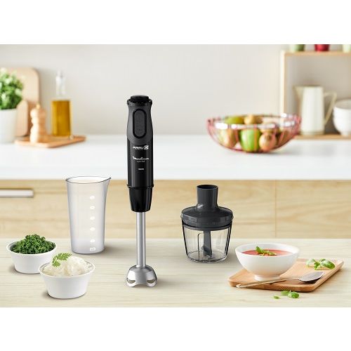 هاند بلندر مولينكس اوبتي شيف بالملحقات، وعاء سعة 800 مل، بقوة 1000 وات، اسود - DD6552EG 