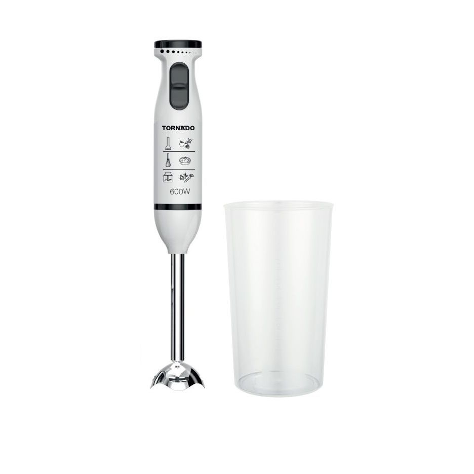 هاند بلندر تورنيدو، 0.7 لتر، 600 وات، ابيض - HB-600GWT 