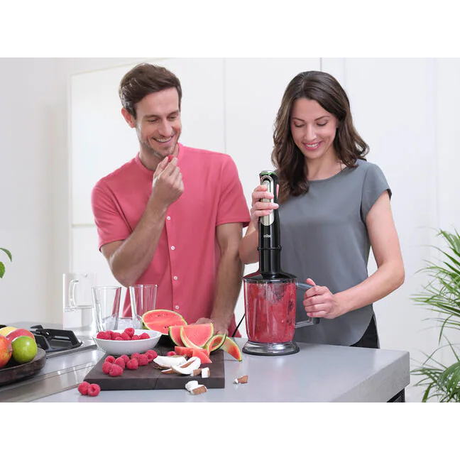 هاند بلندر براون مالتي كويك 9، 1200 وات، اسود وفضي - MQ 9147X 