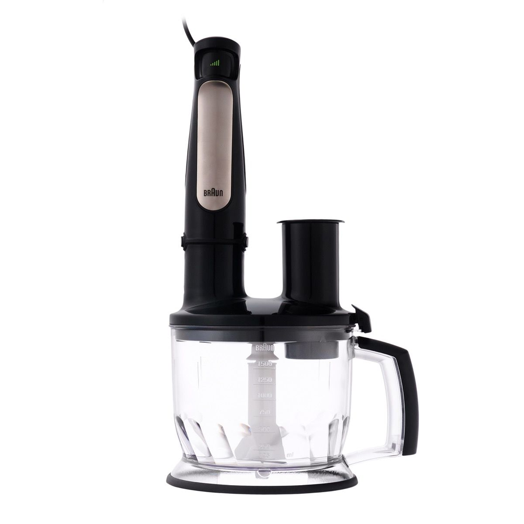 هاند بلندر براون مالتي كويك، 1.5 لتر، 1000 وات، فضي واسود - MQ7085 