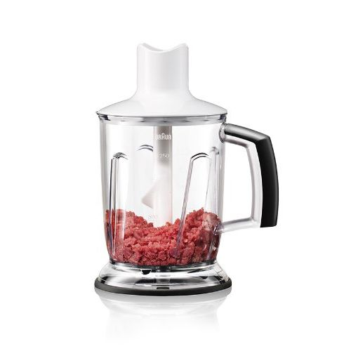 ملحقات هاند بلندر براون 2 في 1، سعة 1.25 لتر، ابيض - MQ40 