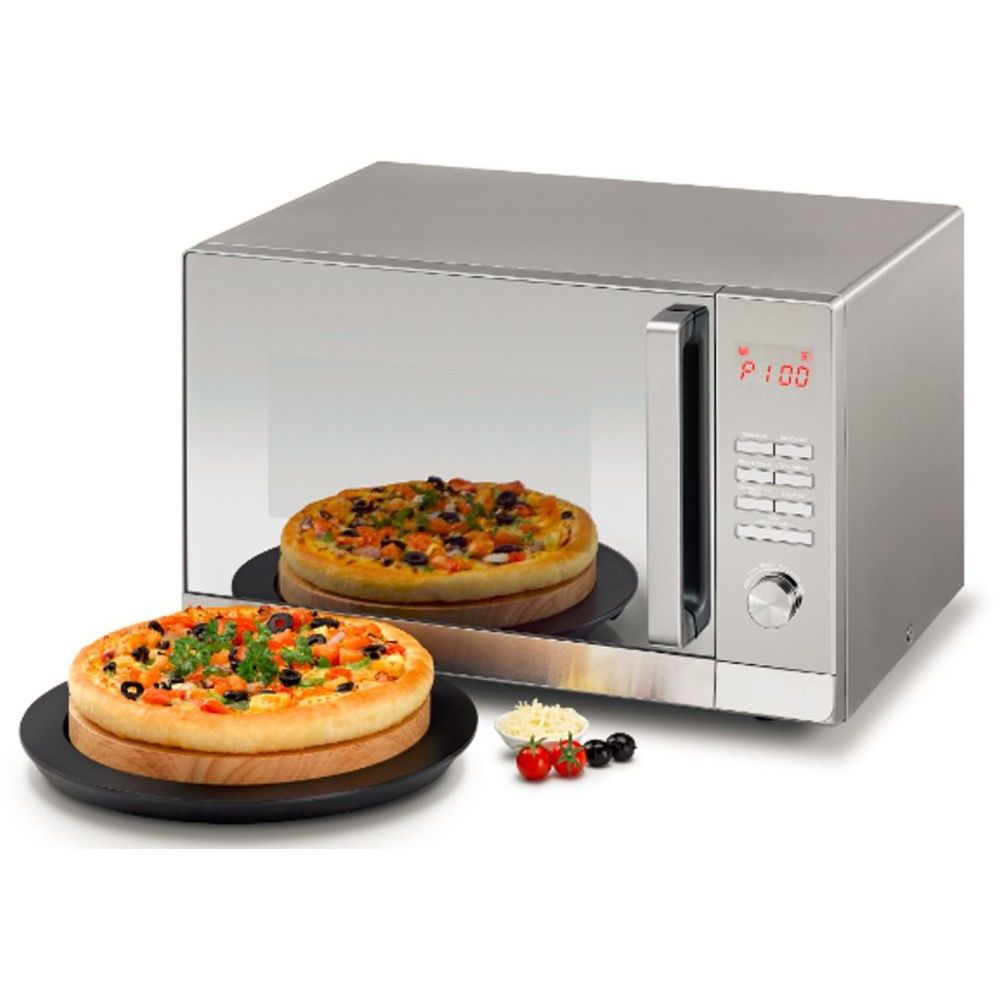 ميكرويف بالشواية من بلاك اند ديكر، سعة 30 لتر، 900 واط، فضي - MZ30PGSS 