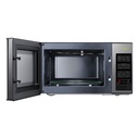 ميكرويف سامسونج بشواية، 40 لتر، 1000 وات، فضي واسود - MG402MADXBB 