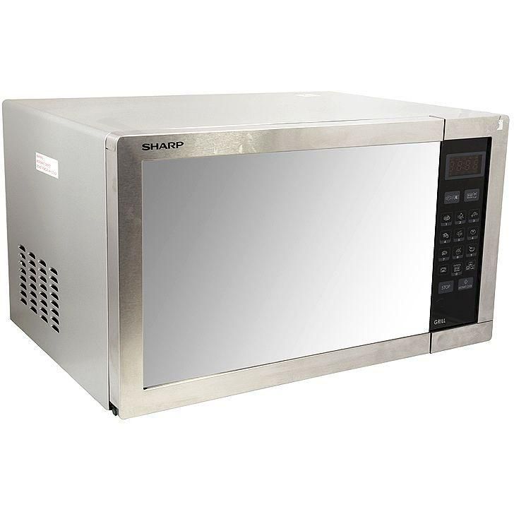 ميكرويف ديجيتال شارب بشواية، 34 لتر، 1000 وات، فضي - R770ARST 