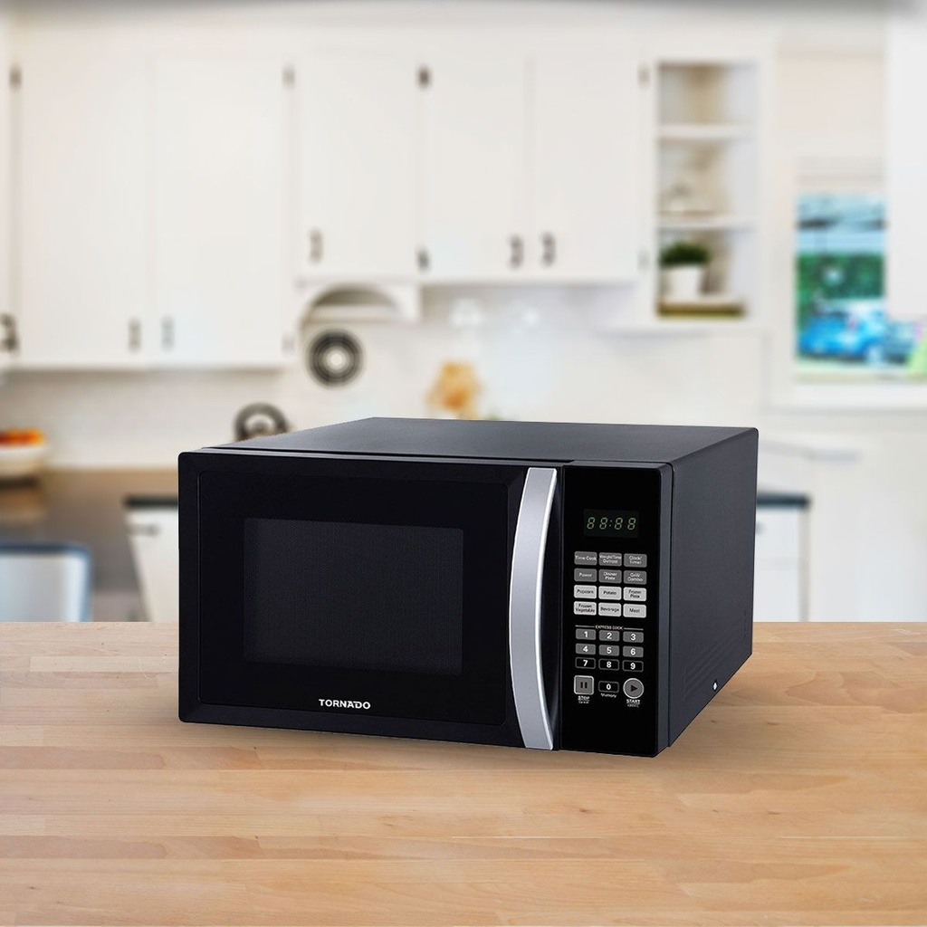 ميكرويف بشواية تورنيدو، 36 لتر، 1000 وات، اسود - MOM-C36BBE-BK 