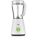 خلاط براون بملحقات، 1.5 لتر، 500 وات، ابيض - JB0115WH 