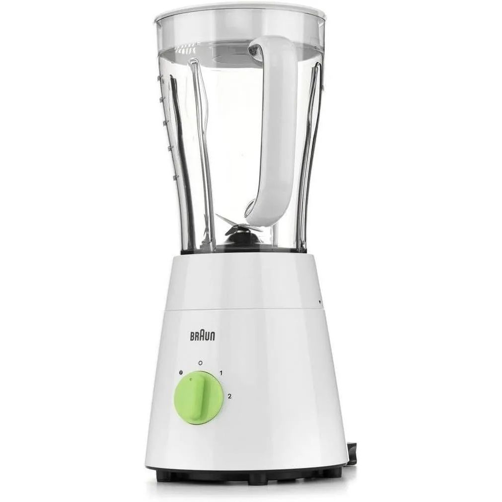 خلاط براون بملحقات، 1.5 لتر، 500 وات، ابيض - JB0115WH 