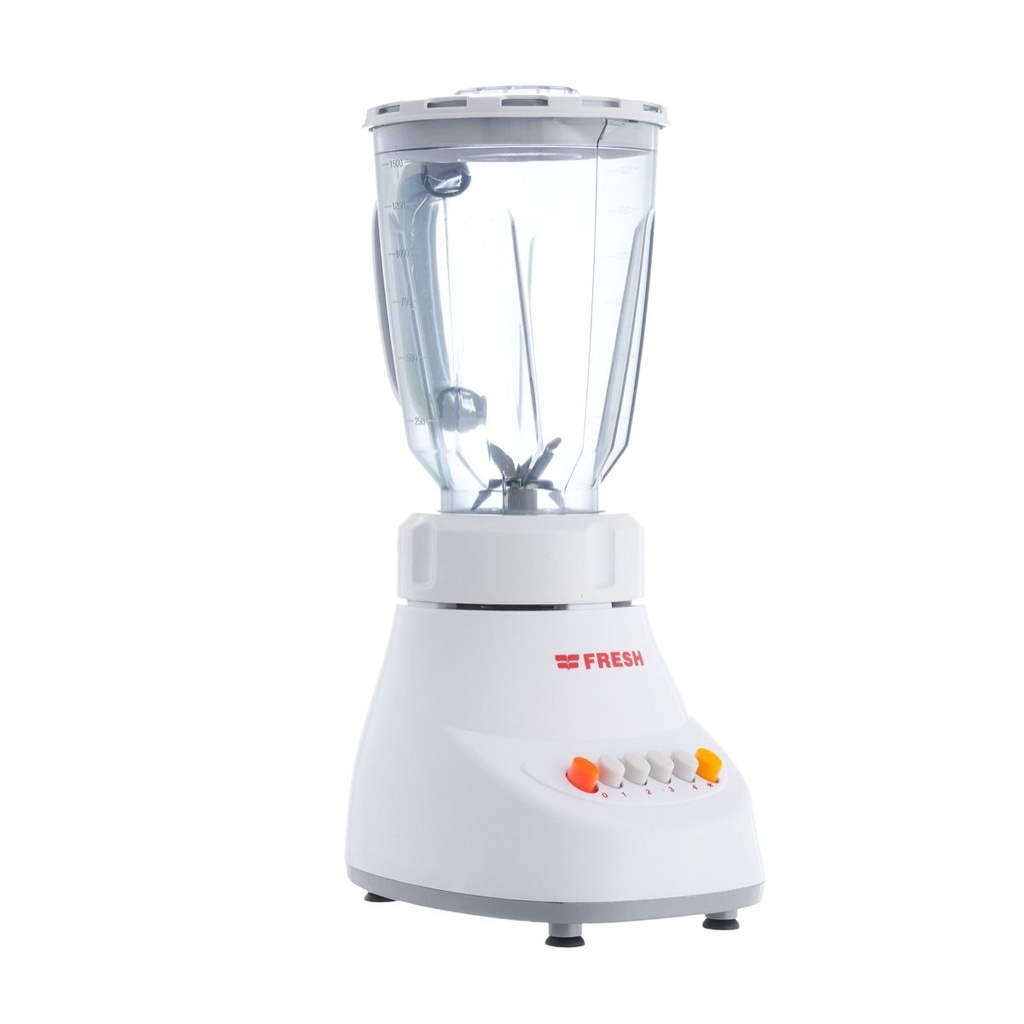 خلاط فريش الشبح مع 2 مطحنة، 1.5 لتر، 360 وات – ابيض 