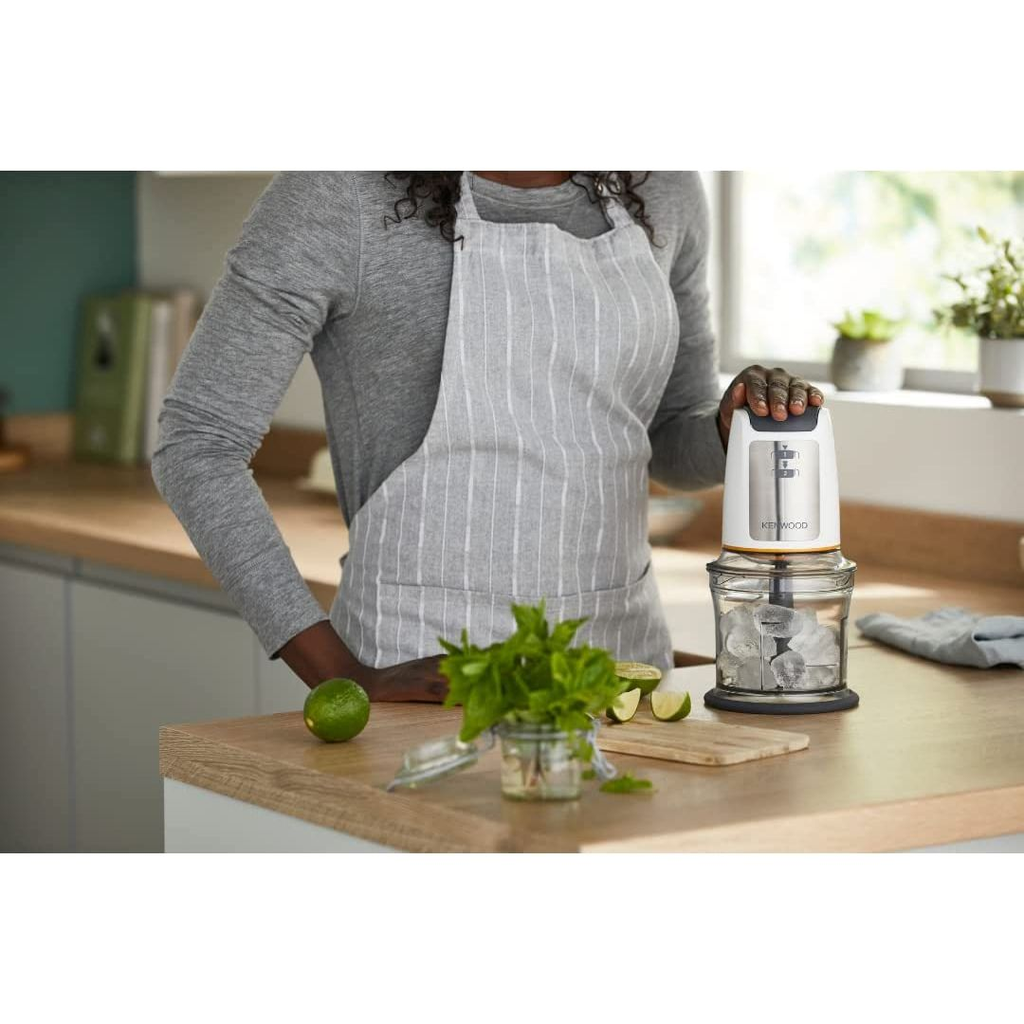 كبة كينود بوعاء اضافي وملحقات، 500 وات، فضي وابيض - CHP61.200WH 