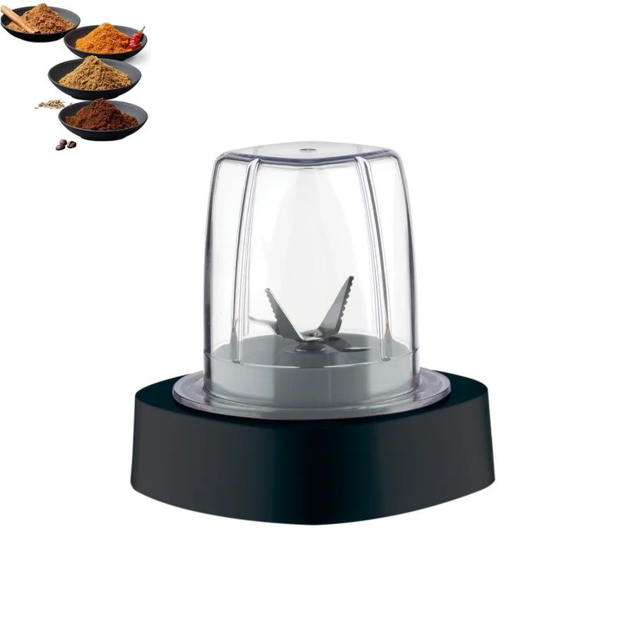 خلاط كينوود بالملحقات، 2 لتر، 500 وات، اسود ورمادي - BLP18.150BK 