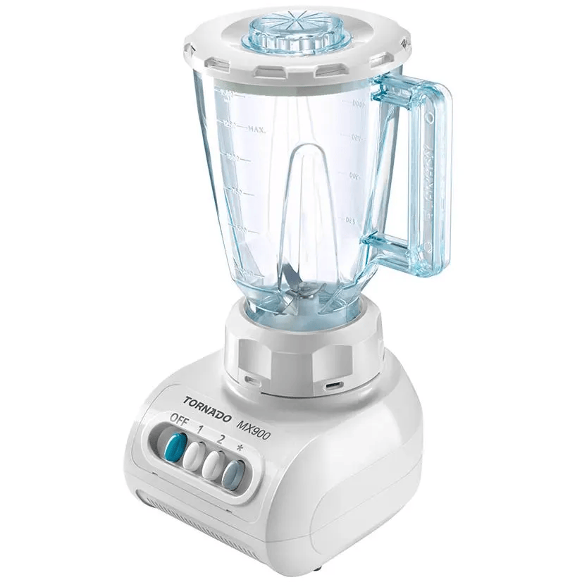 خلاط تورنيدو مع مطحنة، 1.5 لتر، 250 وات، ابيض - MX900-1 