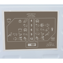 ديب فريزر رأسي الاسكا، ديفروست، 4 درج، فضي - UP190 