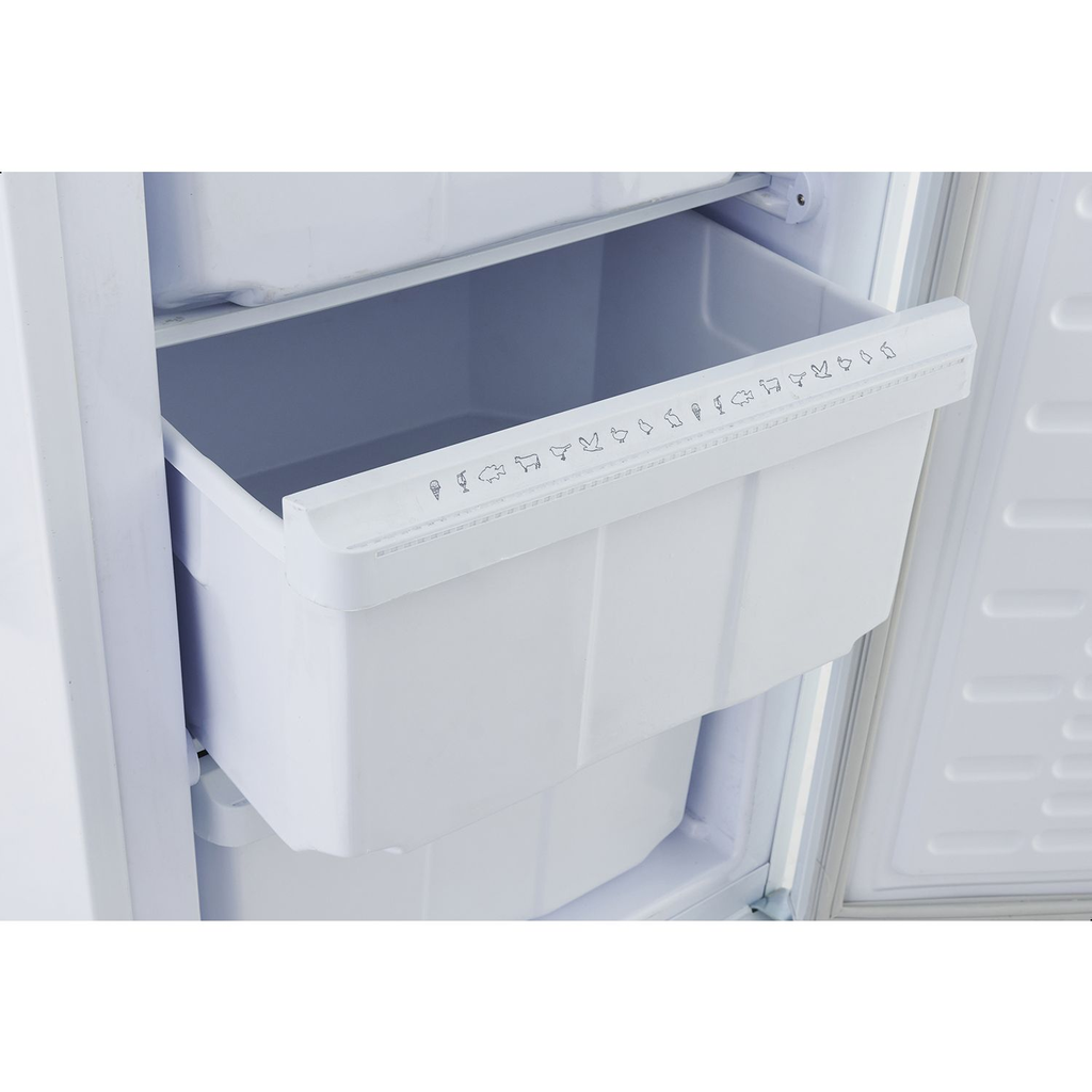 فريزر رأسي الاسكا، 5 ادراج، ابيض - Up270 