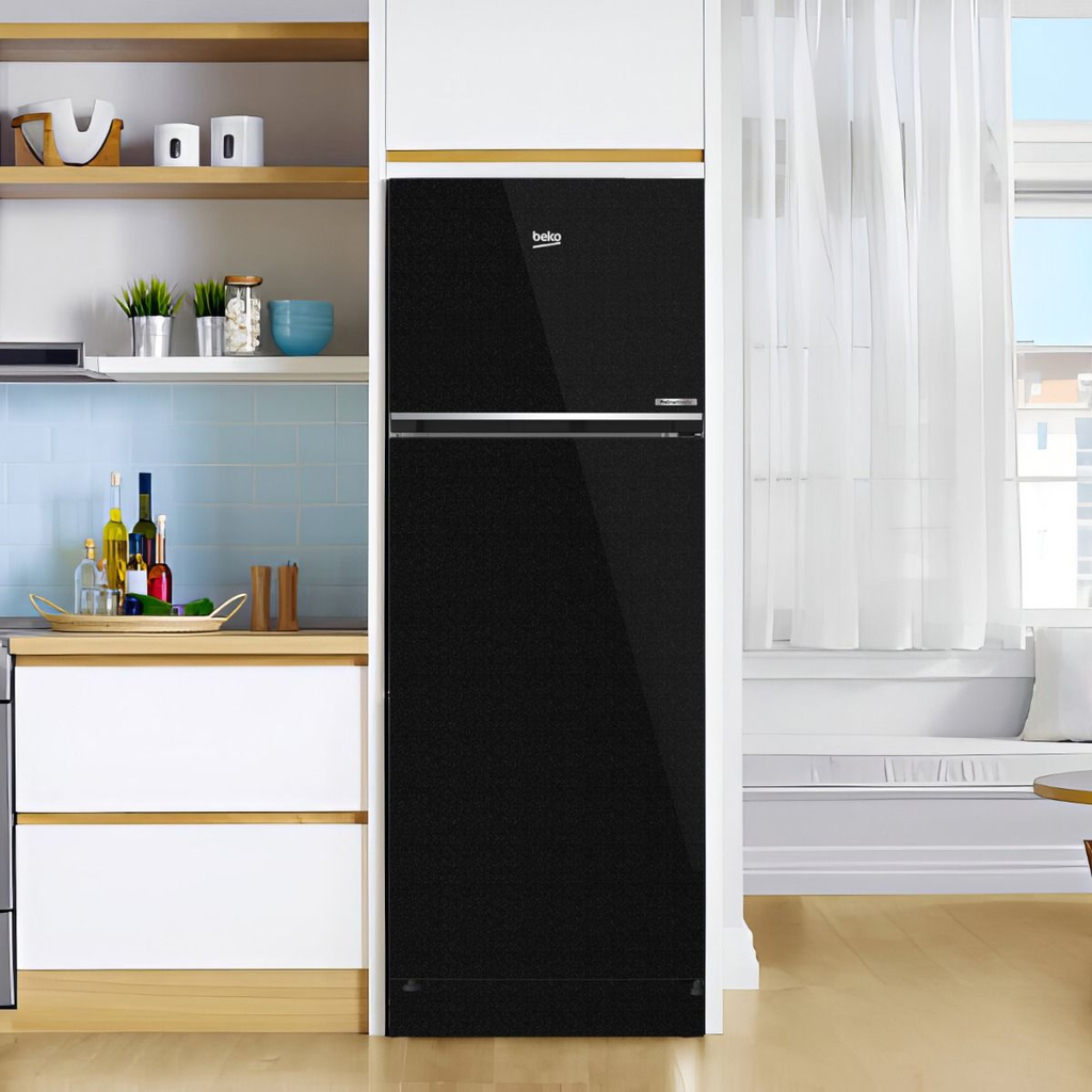 ثلاجة بيكو، نوفروست، 367 لتر، انفرتر، اسود - RDNE420K02DXIPEGB 