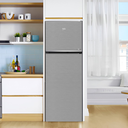 ثلاجة نوفروست بيكو بفريزر علوي، 314 لتر، انفرتر، فضي - RDNE340K02XB 