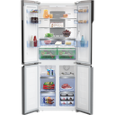 ثلاجو نوفروست بيكو ببابين متجاورين، سعة 480 لتر، ستانلس ستيل - GNE480E20ZXPH 