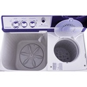 غسالة ملابس نصف اتوماتيك فريش، تحميل علوي، مزودة بمجفف، 14 كيلو، ابيض- FWT14000PD 