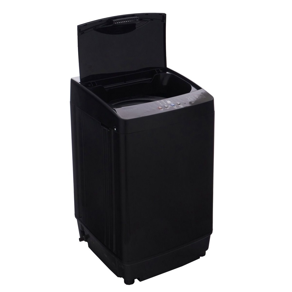 غسالة ملابس اتوماتيك فريش تحميل علوي، 7 كجم، اسود - FTM07F12B 