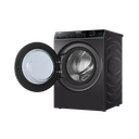 غسالة ملابس هاير، 9 كجم، تحميل امامي، بموتور انفرتر، فضي غامق - HW90-B14959S8TU1 