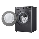 غسالة ملابس ال جي فيفاتشي، 10 كجم، انفرتر، تحميل امامي، اسود - F4Y3RYGYJV 