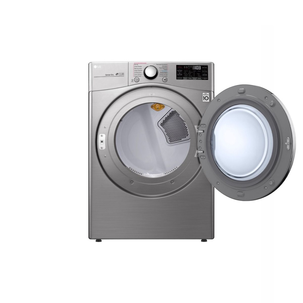 مجفف ملابس ال جي تحميل امامي، 16 كجم، موتور انفرتر، ستانلس ستيل - RH16U8EVCW 