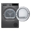 مجفف ال جي تحميل امامي، 8 كجم، فضي داكن - RH80T2SP7RM 