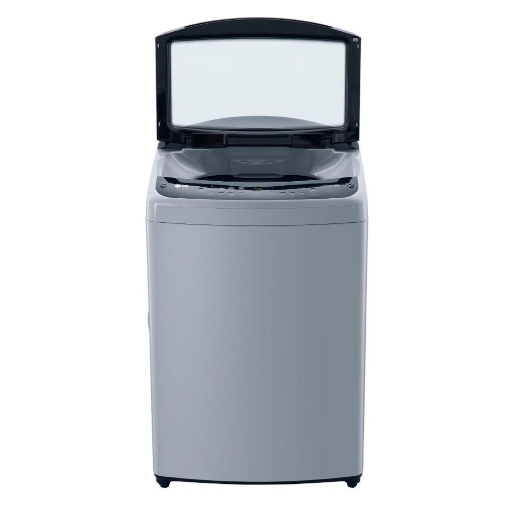 غسالة ملابس انفرتر ال جي تحميل علوي، 21 كيلو، فضي - T21H7EHHT5 