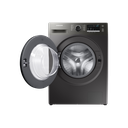 غسالة ملابس اتوماتيك سامسونج، تحميل أمامي، 9 كجم، فضي - WW90T4040CX1AS 