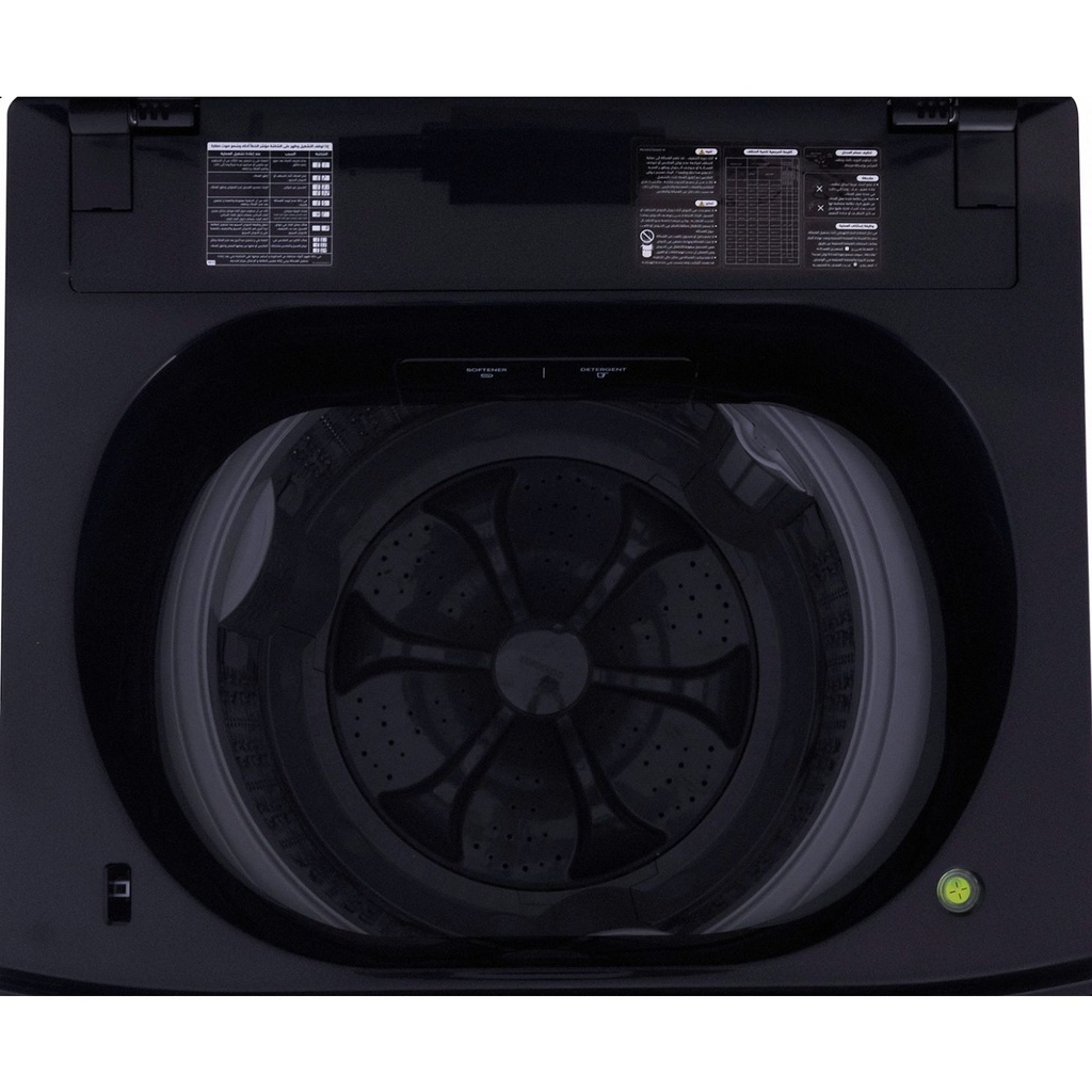 غسالة ملابس اوتوماتيك تورنيدو تحميل علوي، انفرتر، 15 كجم، ستانلس - TWT-TLD15RSC 