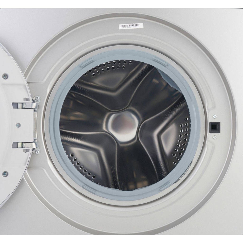غسالة ملابس وايت بوينت تحميل امامي ديجيتال، سعة 6 كيلو، فضي - WPW61015PDS 
