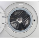 غسالة ملابس وايت بوينت تحميل امامي ديجيتال، سعة 6 كيلو، فضي - WPW61015PDS 