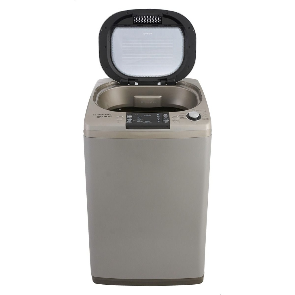 غسالة ملابس تحميل علوي وايت بوينت، 14 كيلو، فضي - WPTL14DGSCM 