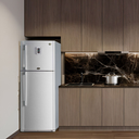 ثلاجة ديجيتال كيريازي 2 باب، سعة 27 قدم، فضي - KHN690L 